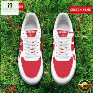 MLB Boston Red Sox Baseball Team Design Air Force 1 Shoes Sneaker