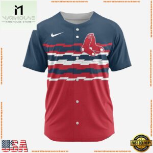 MLB Boston Red Sox Personalized Alternate Design Concept Baseball Jersey