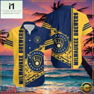 MLB Brewers Game Day - Milwaukee Brewers Floral Aloha Shirt For Men Women 7 MLB Brewers Game Day - Milwaukee Brewers Floral Aloha Shirt