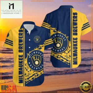 MLB Brewers Game Day - Milwaukee Brewers Floral Aloha Shirt For Men Women 6 MLB Brewers Game Day - Milwaukee Brewers Floral Aloha Shirt