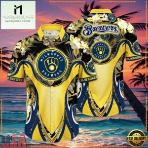 MLB Brewers Splatter - Milwaukee Brewers Dynamic Design Aloha Shirt For Men Women 7 MLB Brewers Splatter - Milwaukee Brewers Dynamic Design Aloha Shirt