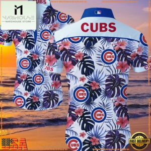 MLB Chicago Cubs Aloha Hawaiian Shirt Summer Button UpGroup