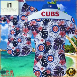 MLB Chicago Cubs Aloha Hawaiian Shirt Summer Button UpGroup