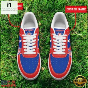 MLB Chicago Cubs Baseball Team Design Air Force 1 Shoes Sneaker