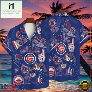 MLB Chicago Cubs Champions Spirit Hawaiian Shirt - Iconic Emblems And Motifs