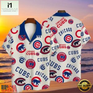 MLB Chicago Cubs Clean Classic Aloha Hawaiian Shirt