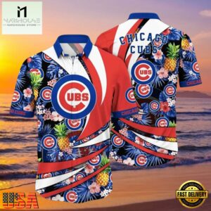 MLB Chicago Cubs Patriotic Swing Aloha Hawaiian Shirt