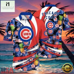 MLB Chicago Cubs Patriotic Swing Aloha Hawaiian Shirt