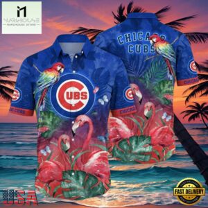 MLB Chicago Cubs Rainforest Retreat Aloha Hawaiian Shirt