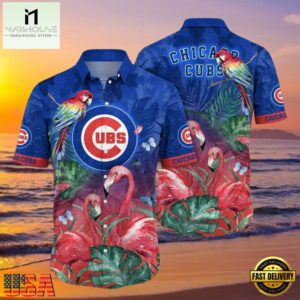 MLB Chicago Cubs Rainforest Retreat Aloha Hawaiian Shirt