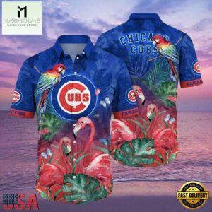 MLB Chicago Cubs Rainforest Retreat Aloha Hawaiian Shirt