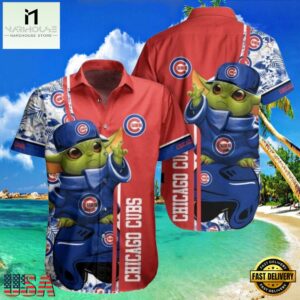 MLB Chicago Cubs Style Hot Trending Summer Hawaiian Shirt With Baby Yoda Graphic