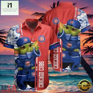 MLB Chicago Cubs Style Hot Trending Summer Hawaiian Shirt With Baby Yoda Graphic