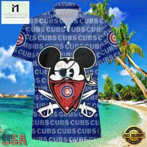 MLB Chicago Cubs Style Hot Trending Summer Hawaiian Shirt With Mickey Pirate Graphic