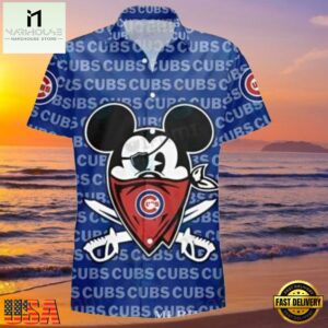 MLB Chicago Cubs Style Hot Trending Summer Hawaiian Shirt With Mickey Pirate Graphic