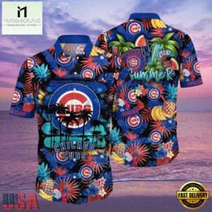 MLB Chicago Cubs Summer Vibes Tropical Aloha Hawaiian Shirt