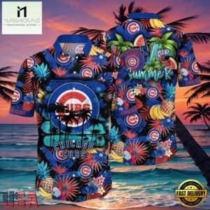 MLB Chicago Cubs Summer Vibes Tropical Aloha Hawaiian Shirt