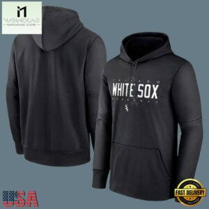 MLB Chicago White Sox Pullover Hoodie Black