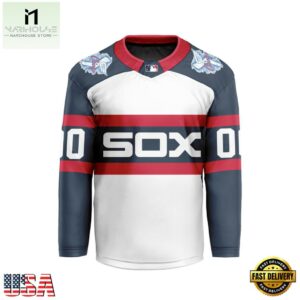 MLB Chicago White Sox Special Hockey Jersey Design Concept