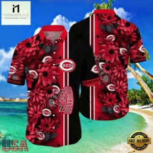 MLB Cincinnati Reds Blossom Passion Aloha Hawaiian Shirt - Style Hot Trending Summer Aloha Shirts 7 MLB Cincinnati Reds Blossom Passion Aloha Hawaiian Shirt