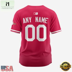 MLB Cincinnati Reds Personalized Baseball Team Alternate Design Concept Jersey Shirts