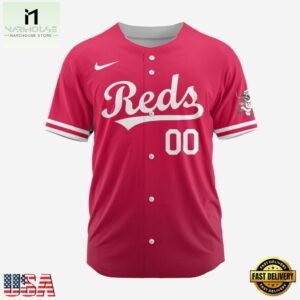 MLB Cincinnati Reds Personalized Baseball Team Alternate Design Concept Jersey Shirts