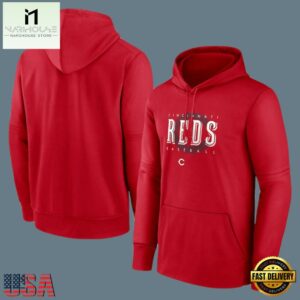 MLB Cincinnati Reds Pullover Hoodie Red