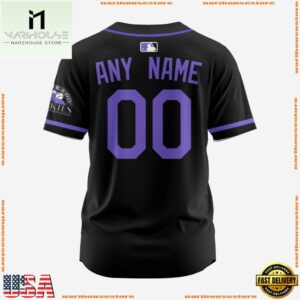 MLB Colorado Rockies Personalized Alternate Design Concept Baseball Jersey