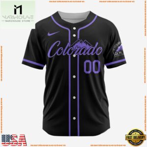 MLB Colorado Rockies Personalized Alternate Design Concept Baseball Jersey