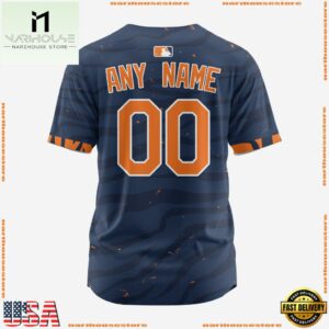 MLB Detroit Tigers Personalized Alternate Design Concept Baseball Jersey