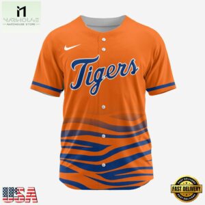 MLB Detroit Tigers Personalized Baseball Team Alternate Design Concept Jersey Shirts