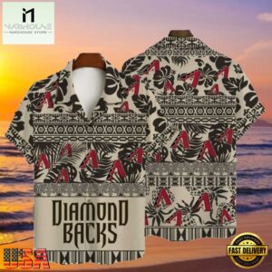 MLB Diamondbacks Geometric Pride Hawaiian Shir