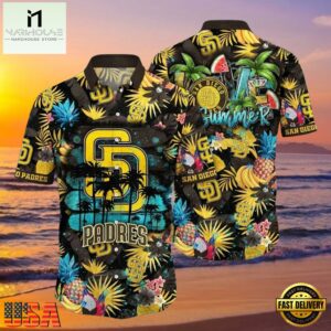MLB Endless Summer San Diego Padres Beach Party Aloha Hawaiian Shirt