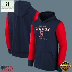 MLB Gear Boston Red Sox Pullover Hoodie Black