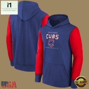 MLB Gear Chicago Cubs Pullover Hoodie Blue