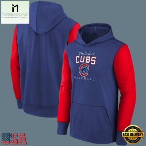MLB Gear Chicago Cubs Pullover Hoodie Blue