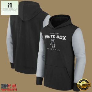 MLB Gear Chicago White Sox Pullover Hoodie Black
