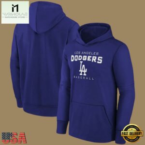 MLB Gear Los Angeles Dodgers Pullover Hoodie Blue