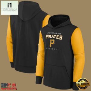 MLB Gear Pittsburgh Pirates Pullover Hoodie Black