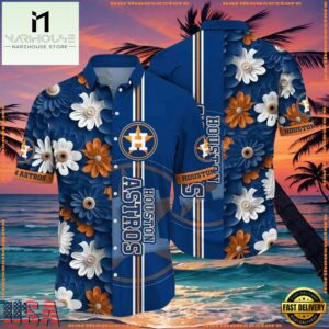 MLB Houston Astros Daisy Delight Summer Hawaiian Shirt