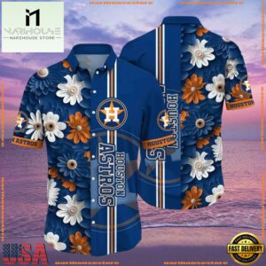 MLB Houston Astros Daisy Delight Summer Hawaiian Shirt