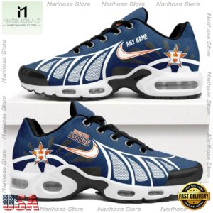 MLB Houston Astros Personalized Air Max Plus Shoes, Baseball Team Logo TN Shoes Design