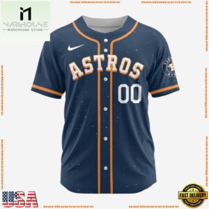 MLB Houston Astros Personalized Alternate Design Concept Baseball Jersey