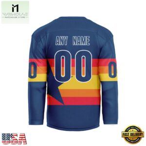 MLB Houston Astros Special Hockey Jersey Design Concept