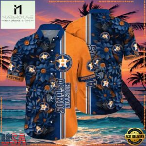 MLB Houston Astros Tropical Night Aloha Shirt