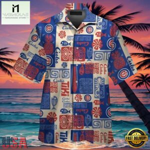 MLB Island Play Ball Cubs Patterned Hawaiian Chicago Cubs Shirt , MLB Hawaiian Shirts 6 MLB Island Play Ball Cubs Patterned Hawaiian Chicago Cubs Shirt