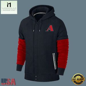 MLB Jersey Arizona Diamondbacks Zip UP Hoodie Black