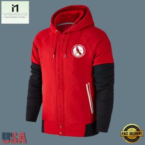 MLB Jersey St Louis Cardinals Zip UP Hoodie Red