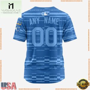 MLB Kansas City Royals Personalized Alternate Design Concept Baseball Jersey