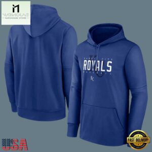 MLB Kansas City Royals Pullover Hoodie Blue